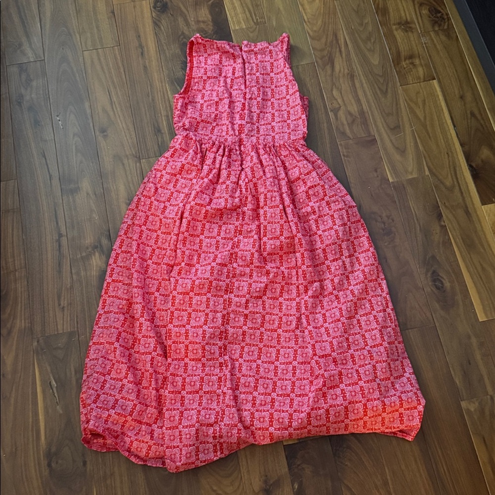 J. Crew Smocked Boatneck Midi Dress - Picture 4 of 4
